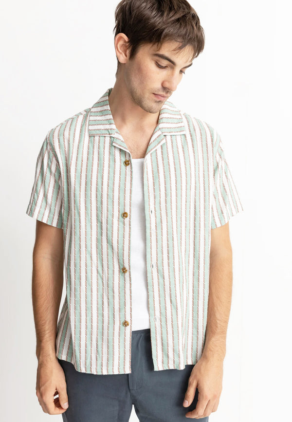 Rhythm Men's Vacation Stripe SS Shirt