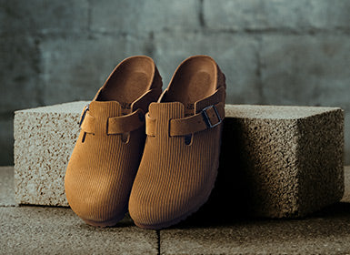 Corduroy birkenstock clogs clearance