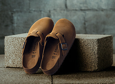 Birkenstock Women s Boston Corduroy Cork Brown