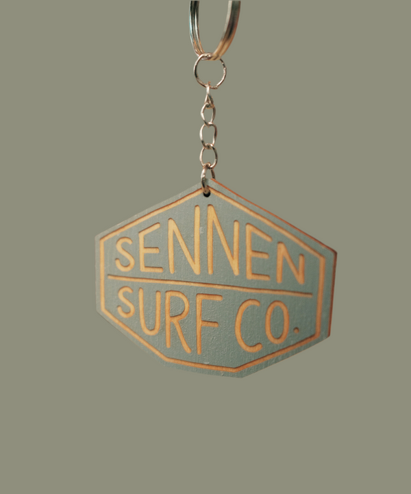 Sennen Surf Co. Keyring – Sage