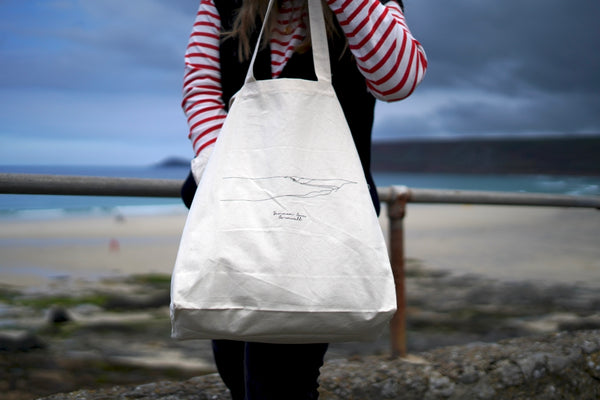 Sennen Surf Co. Canvas Tote Bag Natural