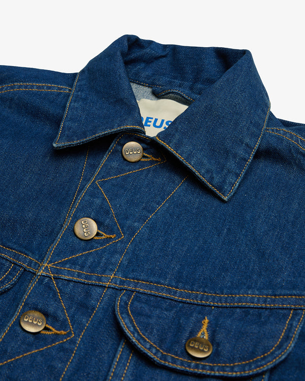 Deus Ladies' Exposure Jacket - Vintage Blue Denim