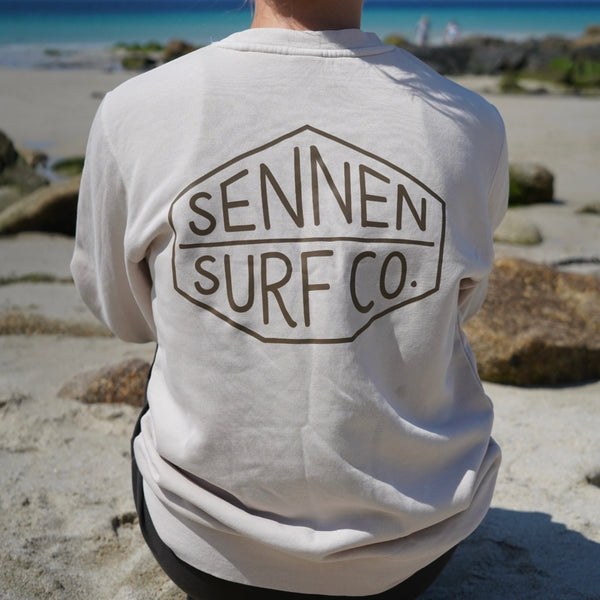 Sennen Surf Co. Crew Neck Jumper - Ivory