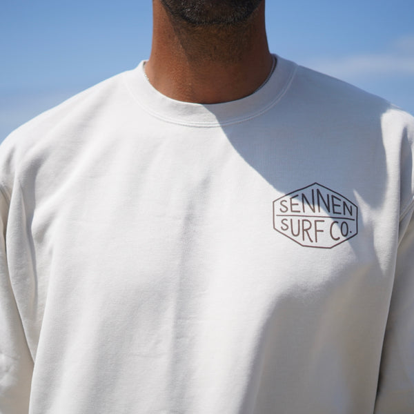 Sennen Surf Co. Crew Neck Jumper - Ivory