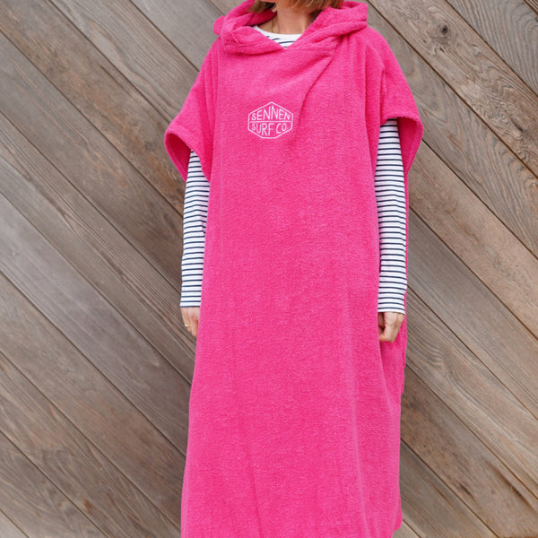 Sennen Surf Co. Towelling Robe - Pink