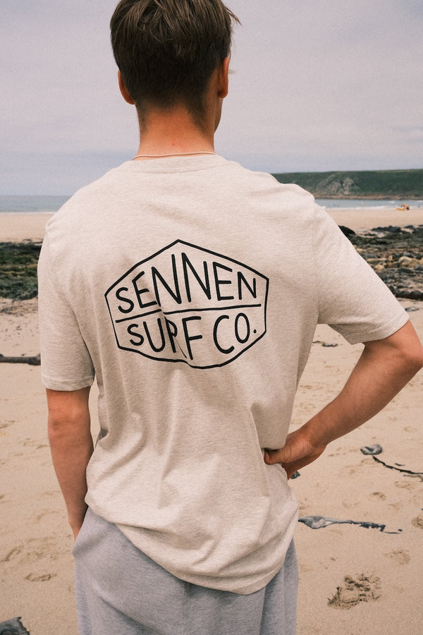 Sennen Surf Co. T-Shirt - Heather Haze W/Black