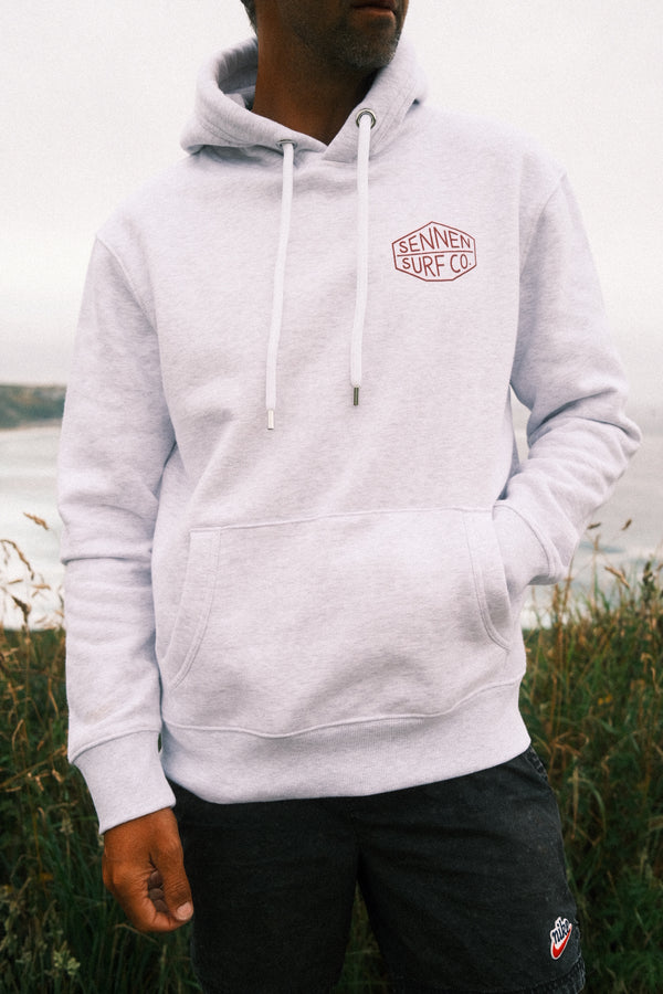 Sennen Surf Co. Adult Hoody - Ash Grey