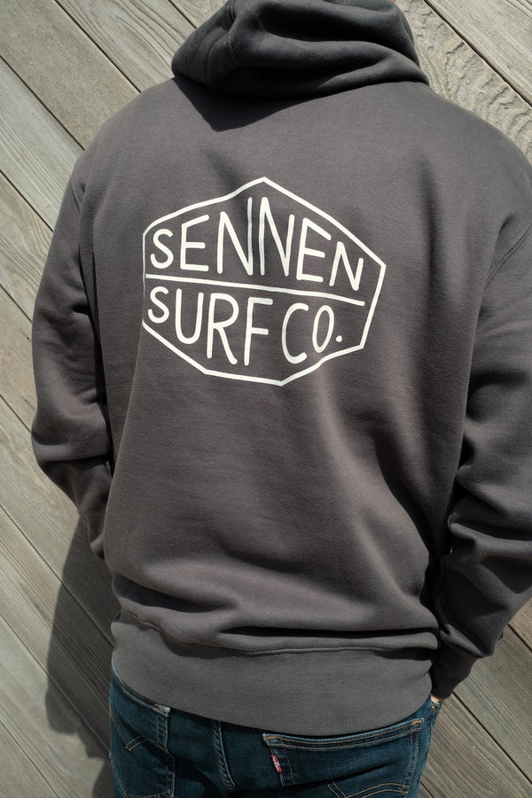 Sennen Surf Co. Adult Hoody - Charcoal