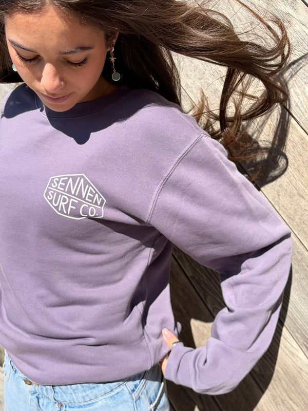 Sennen Surf Co. Crew Neck Jumper - Plum