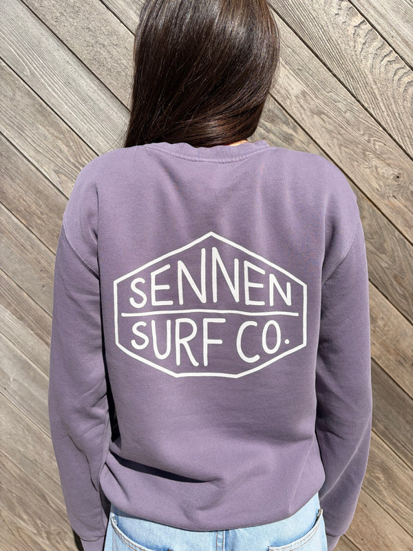 Sennen Surf Co. Crew Neck Jumper - Plum