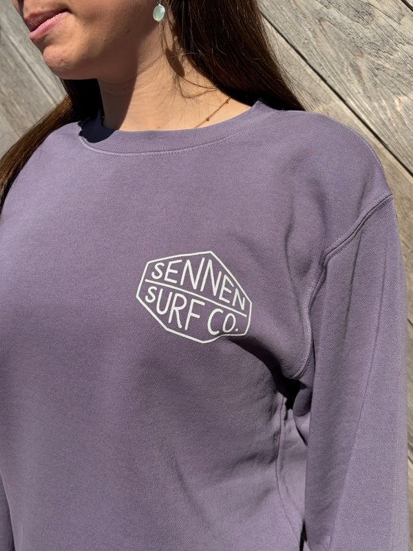 Sennen Surf Co. Crew Neck Jumper - Plum