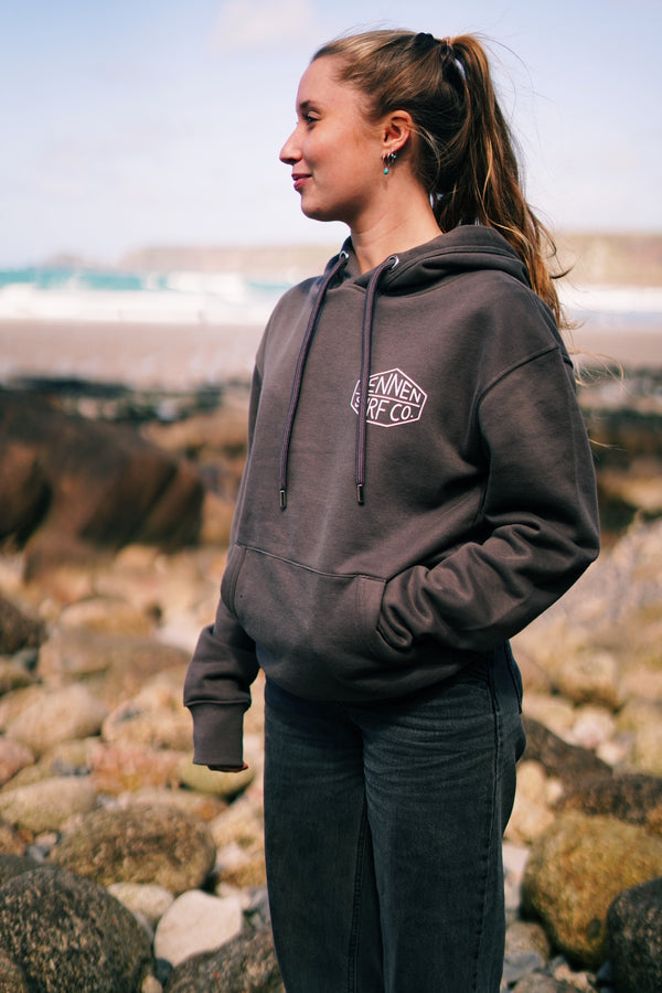 Sennen Surf Co. Adult Hoody - Charcoal