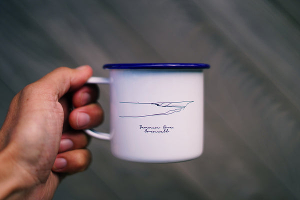 Sennen Surf Co. Enamel Mug - Horizon Blue